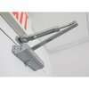 Global Door Controls Commercial Door Closer with Hold Open Arm in Aluminum - Size 3 TC2203-HO-AL